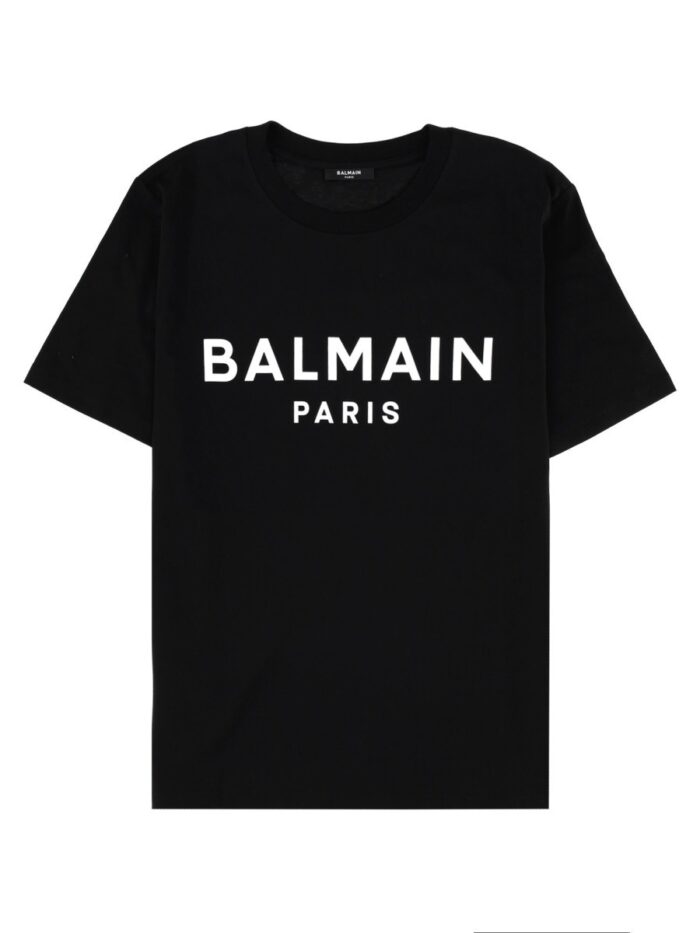 balmain t shirt con stampa logo Balmain T-SHIRT CON STAMPA LOGO