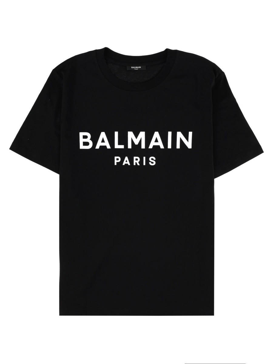 Balmain T-SHIRT CON STAMPA LOGO