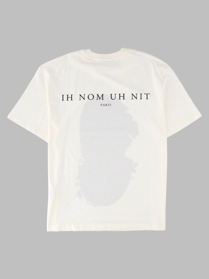 IH NOM UH NIT T-Shirt Con Stampa "Newspaper Mask"
