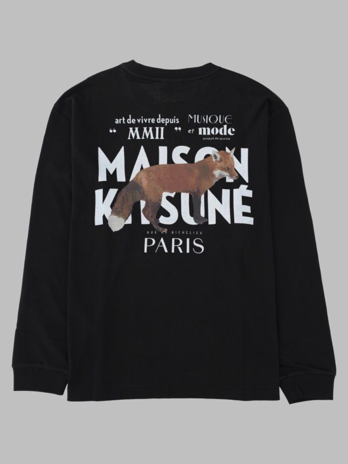 Maison Kitsune T-Shirt Con Stampa "Profile Fox"