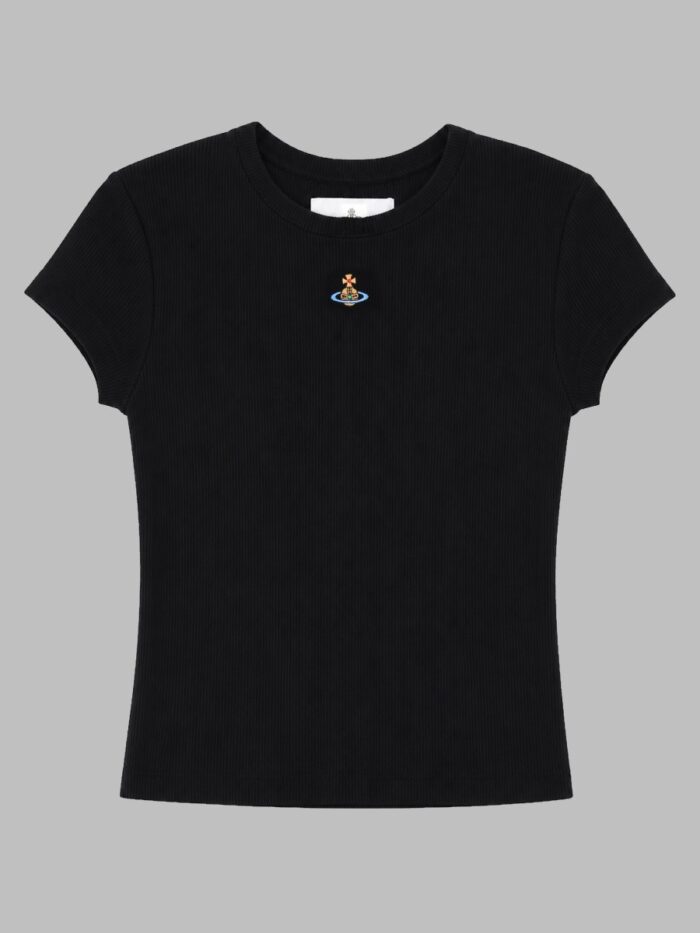 vivienne westwood t shirt cropped con logo Vivienne Westwood T-SHIRT CROPPED CON LOGO