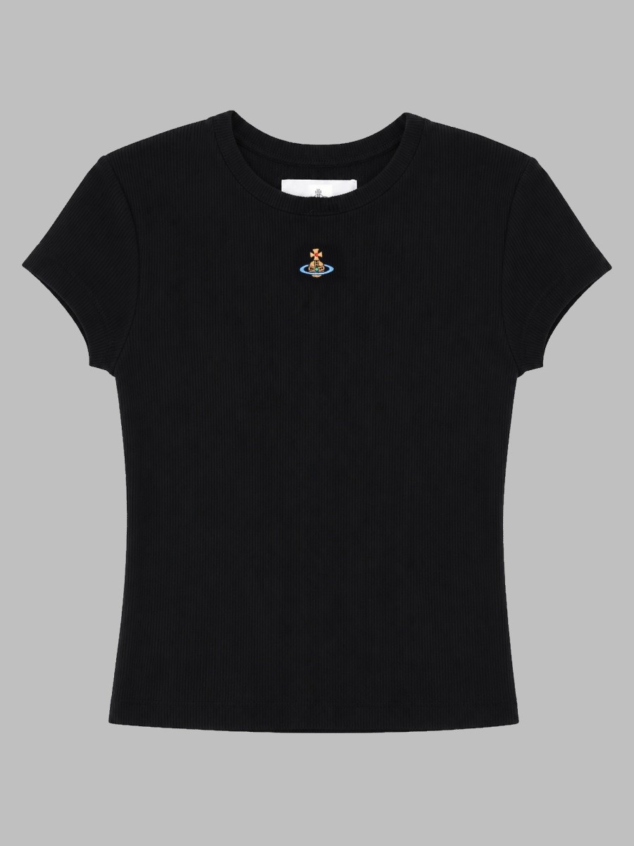 Vivienne Westwood T-SHIRT CROPPED CON LOGO