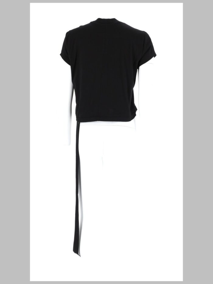 RICK OWENS DRKSHDW T-SHIRT CROPPED IN COTONE