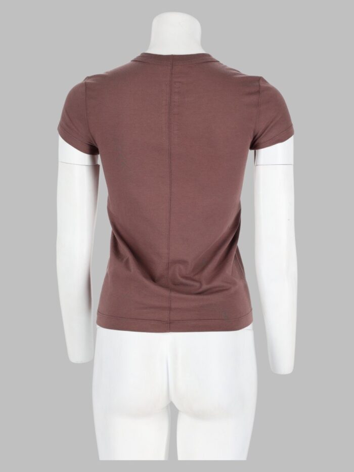 RICK OWENS T-Shirt Cropped "Level T"