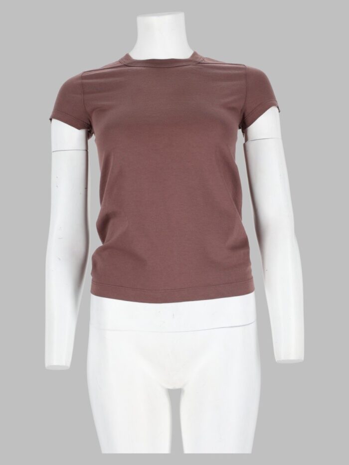 rick owens t shirt cropped "level t" RICK OWENS T-Shirt Cropped "Level T"