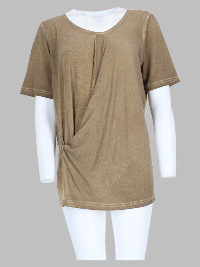 uma wang t shirt drappeggiata UMA WANG T-Shirt Drappeggiata