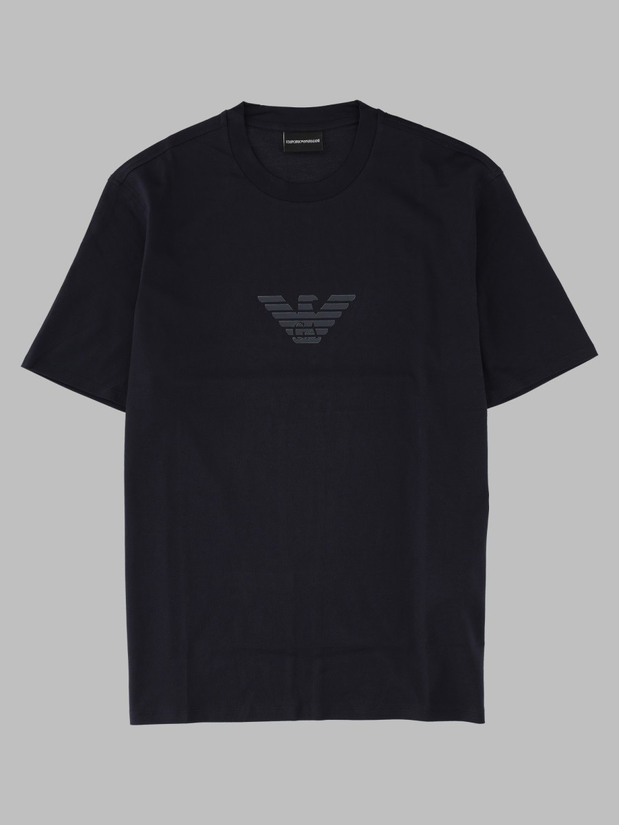Emporio Armani T-shirt Essential In Jersey Di Cotone Pima