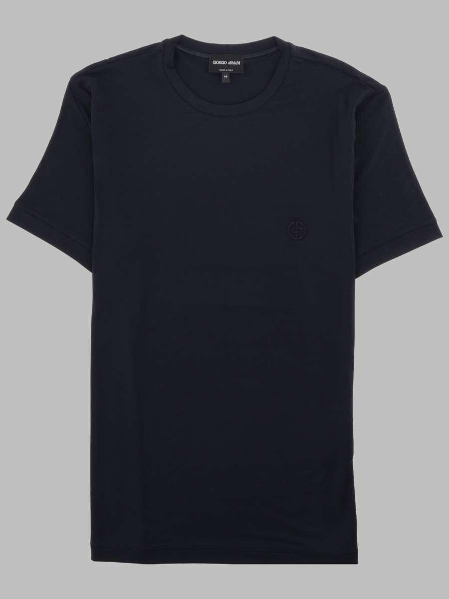Giorgio Armani T-SHIRT GIROCOLLO IN JERSEY DI VISCOSA
