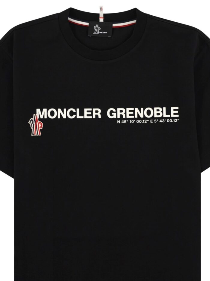 MONCLER GRENOBLE T-Shirt In Cotone Con Logo