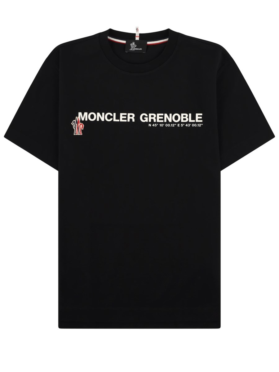 MONCLER GRENOBLE T-Shirt In Cotone Con Logo