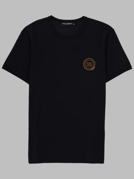 Dolce & Gabbana T-SHIRT IN COTONE CON PATCH