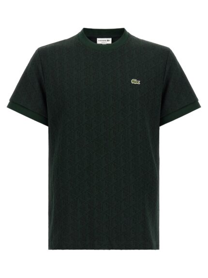 Lacoste T-Shirt In Jacquard Monogram