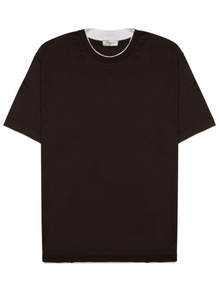 paolo pecora milano t shirt in jersey di cotone PAOLO PECORA MILANO T-SHIRT IN JERSEY DI COTONE