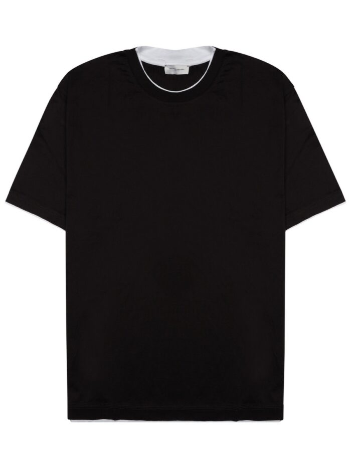 paolo pecora milano t shirt in jersey di cotone PAOLO PECORA MILANO T-SHIRT IN JERSEY DI COTONE