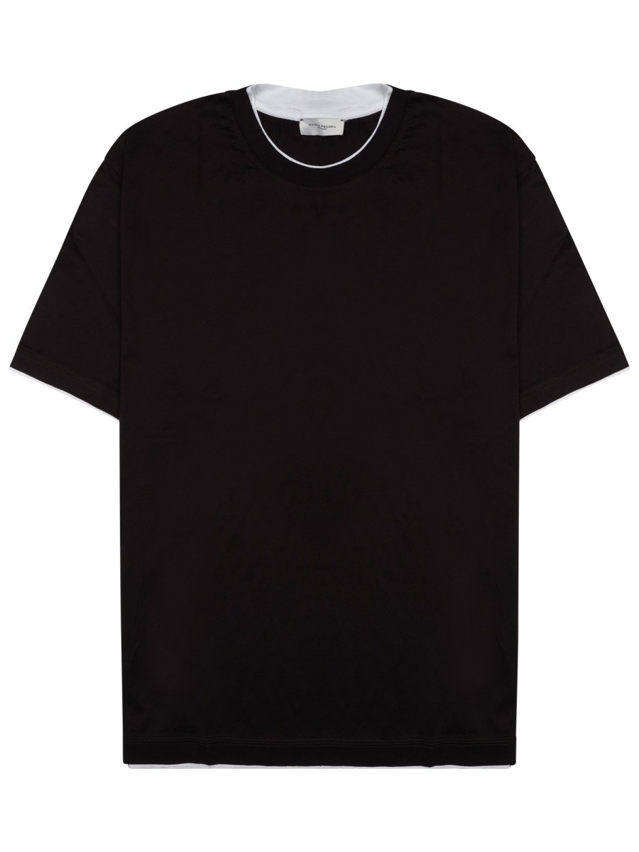 PAOLO PECORA MILANO T-SHIRT IN JERSEY DI COTONE