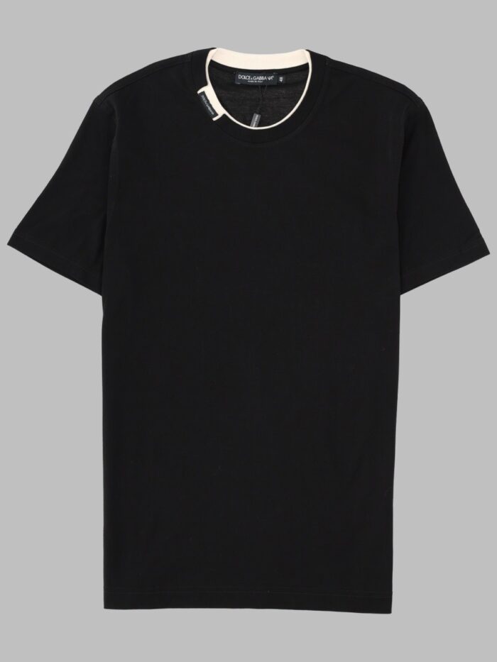 Dolce & Gabbana T-SHIRT IN JERSEY DI COTONE