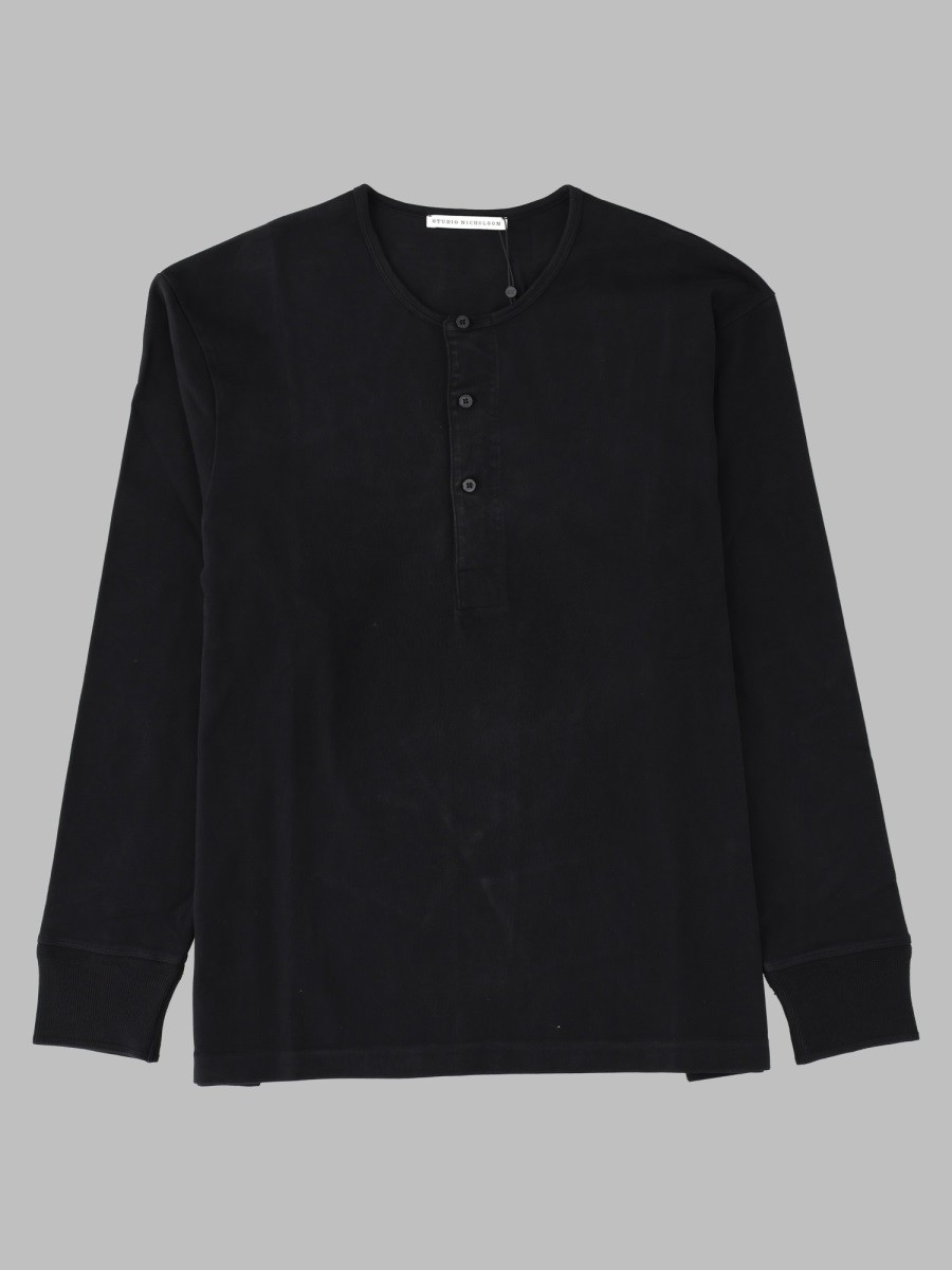 STUDIO NICHOLSON T-Shirt "Kuyto" A Manica Lunga