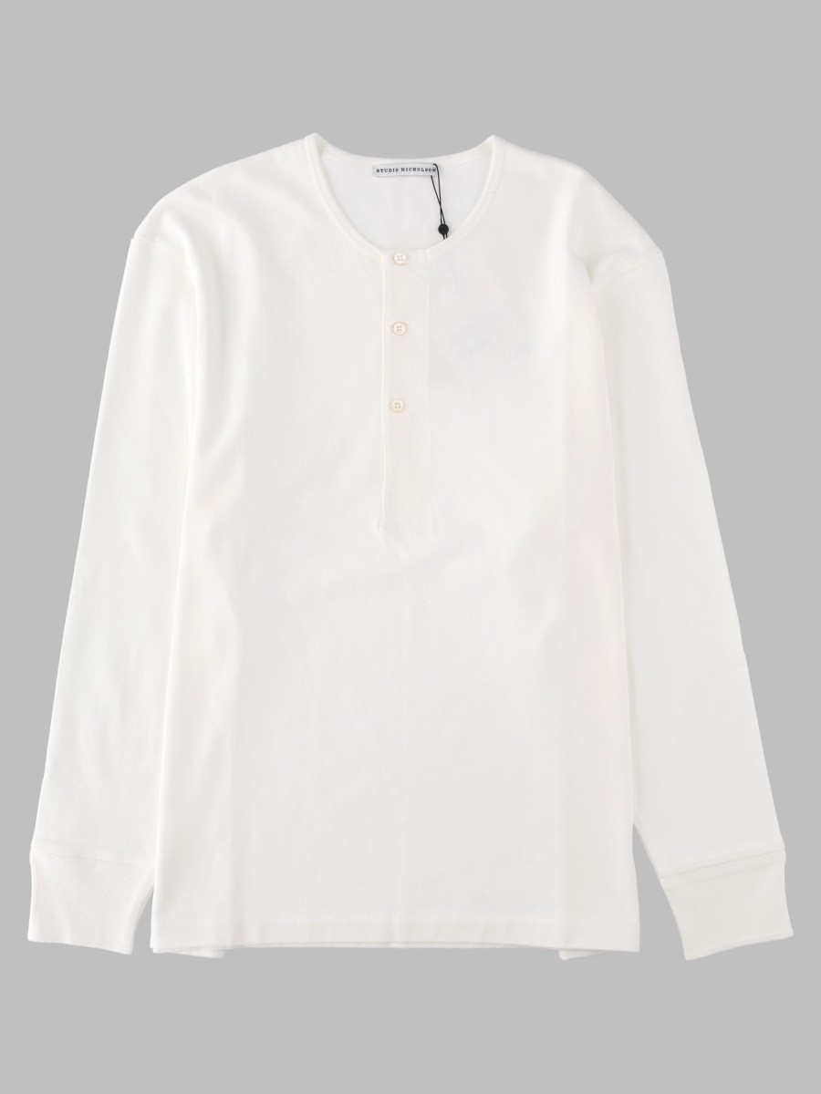 STUDIO NICHOLSON T-Shirt "Kuyto" A Manica Lunga