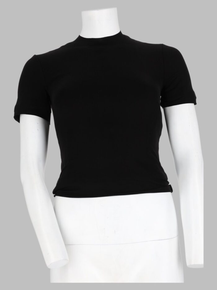 maison margiela t shirt layered con bottoni Maison Margiela T-Shirt Layered Con Bottoni