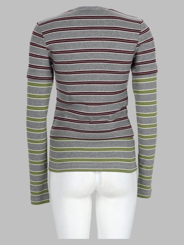 GANNI T-Shirt Layered In Cotone