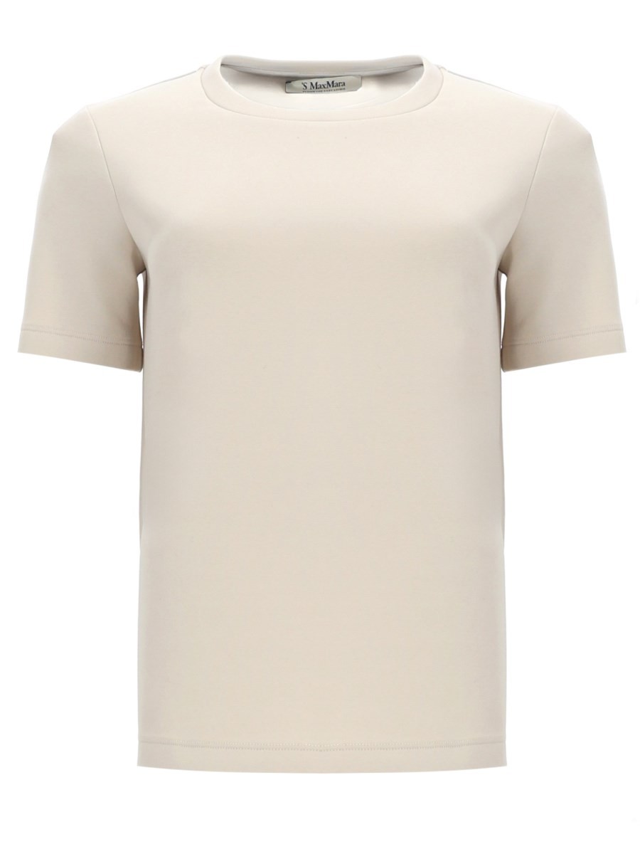 S MAX MARA T-SHIRT "NANCY" CON LOGO LETTERING