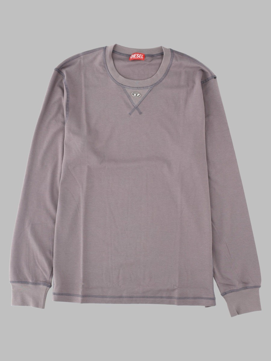 Diesel T-Shirt "Oval D" A Manica Lunga