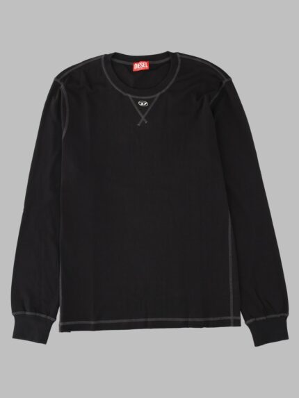 Diesel T-Shirt "Oval D" A Manica Lunga