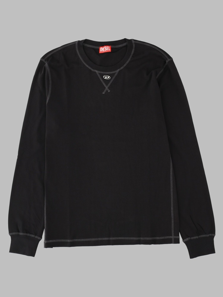 Diesel T-Shirt "Oval D" A Manica Lunga