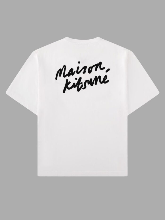 Maison Kitsune T-Shirt Oversize Con Logo