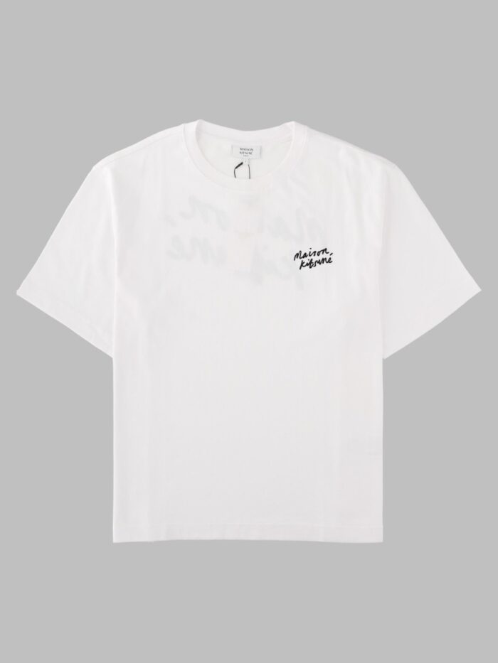 maison kitsune t shirt oversize con logo Maison Kitsune T-Shirt Oversize Con Logo