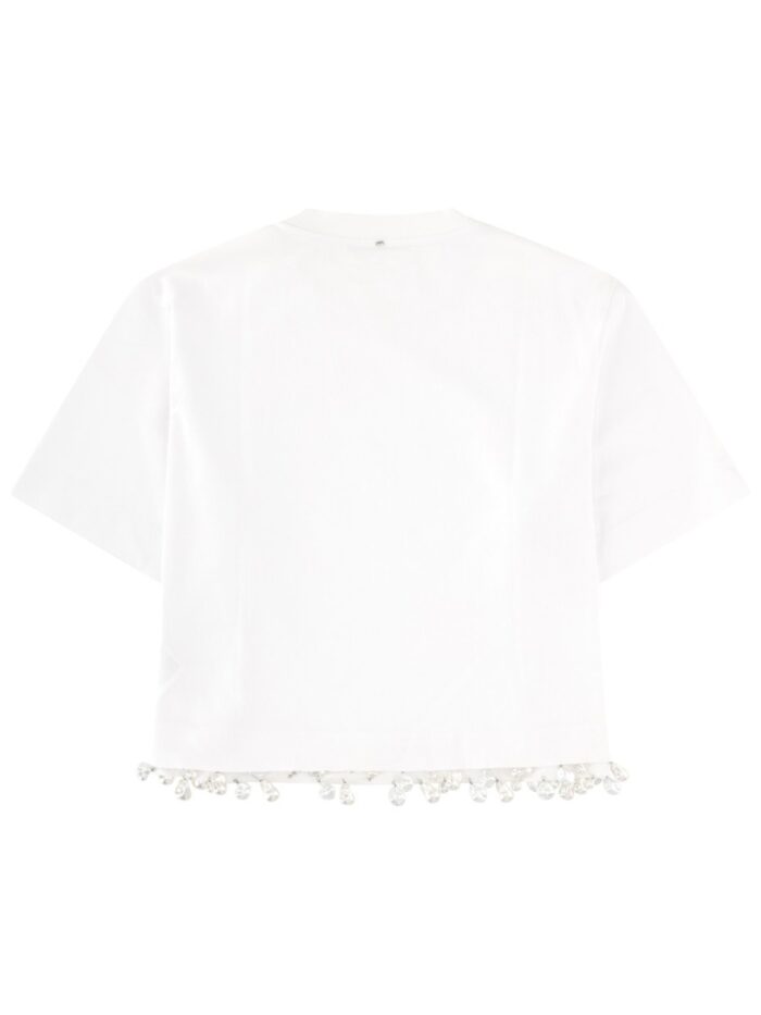 Sportmax T-SHIRT "PALMAS" CON PERLE RICAMATE