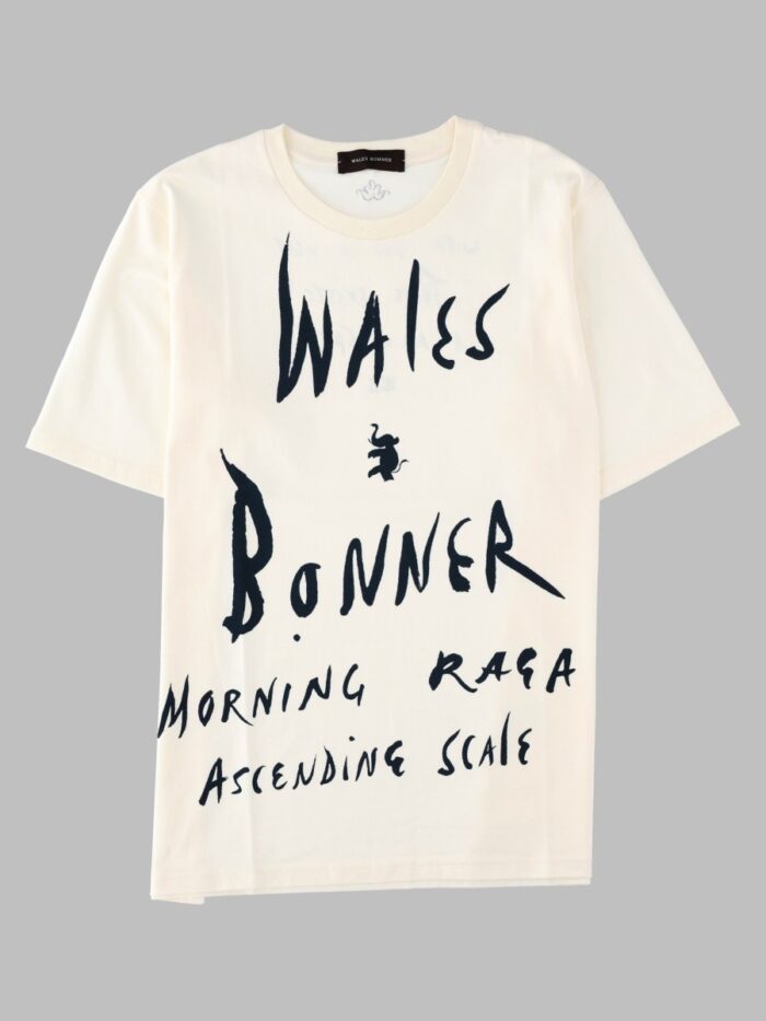 WALES BONNER T-Shirt "Raga" In Cotone
