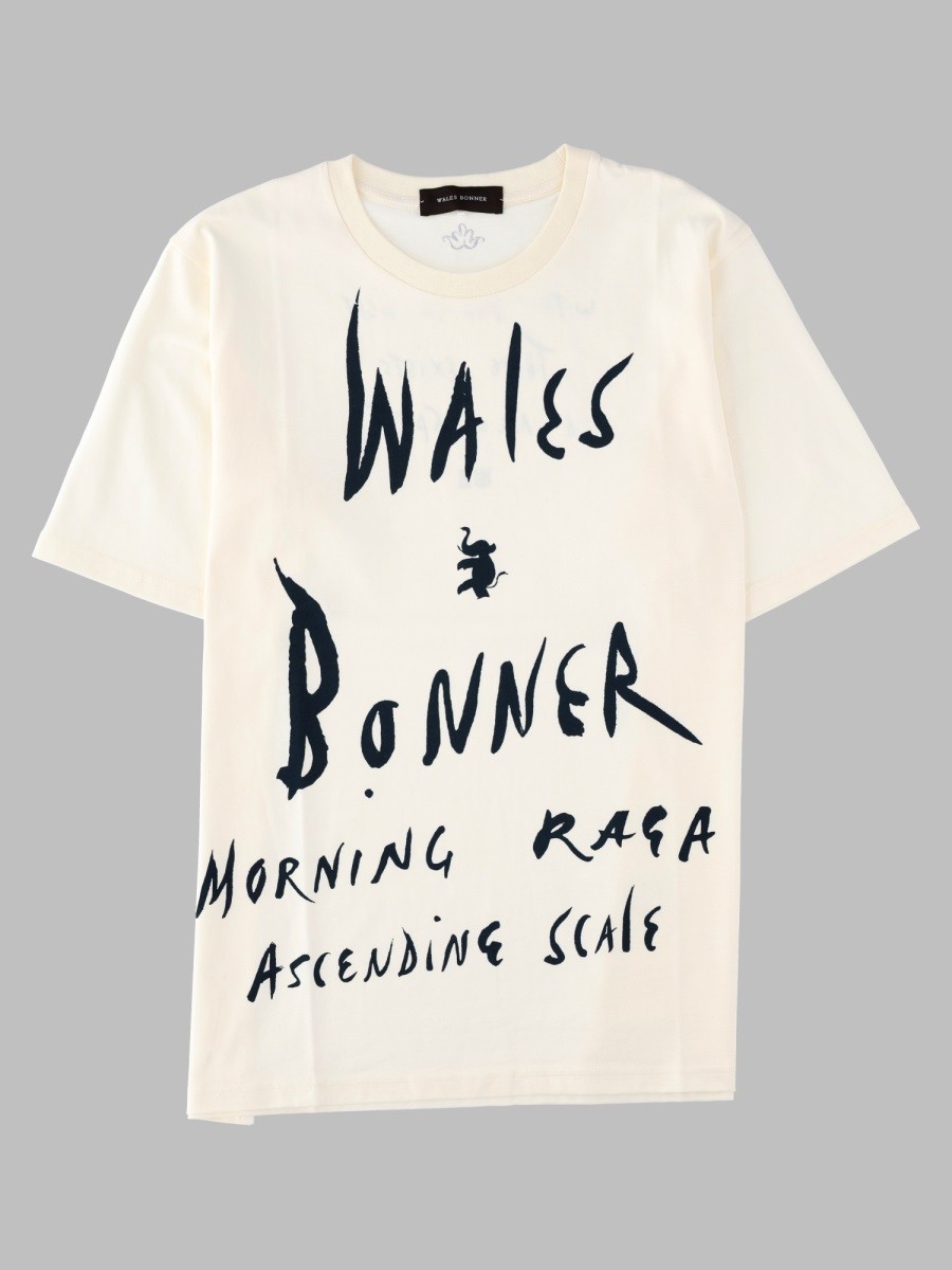 WALES BONNER T-Shirt "Raga" In Cotone