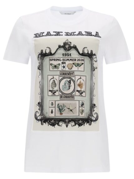 Max Mara T-SHIRT "SPADINO" CON STAMPA