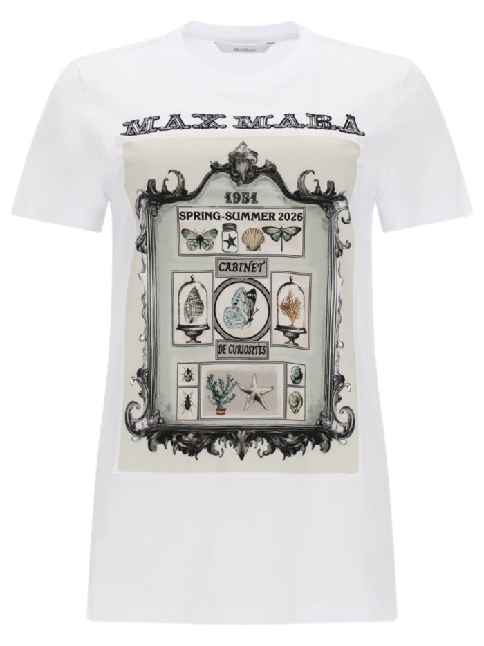 Max Mara T-SHIRT "SPADINO" CON STAMPA