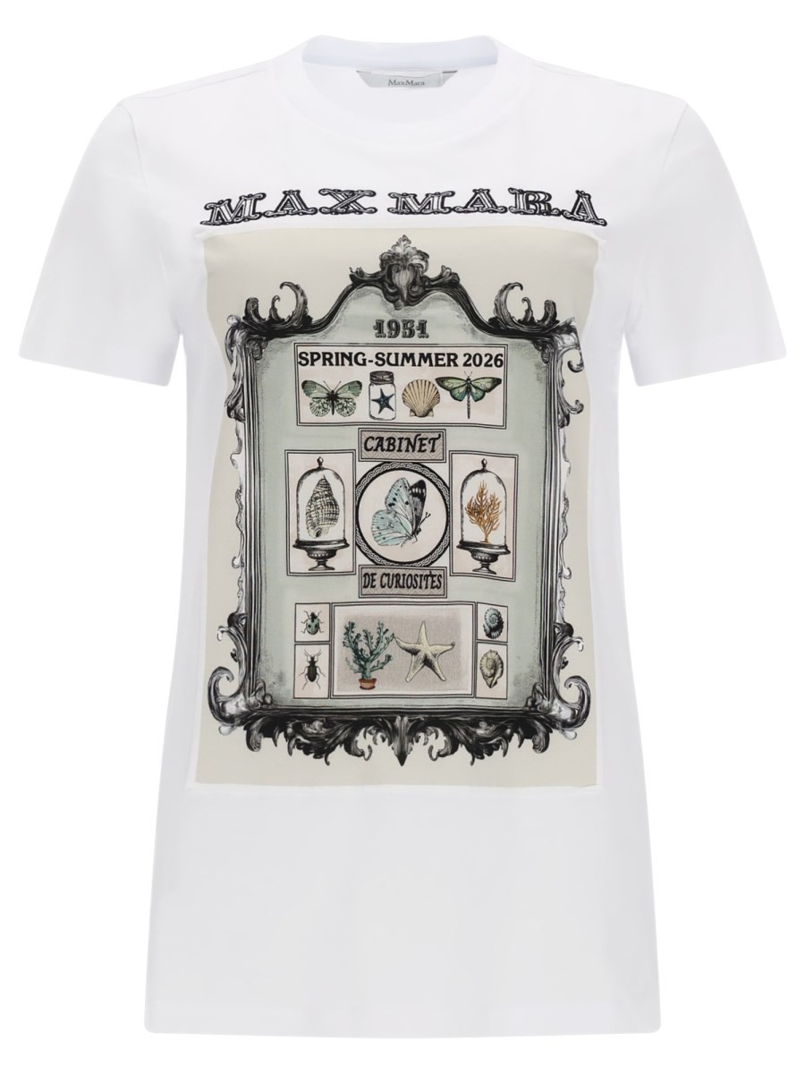Max Mara T-SHIRT "SPADINO" CON STAMPA