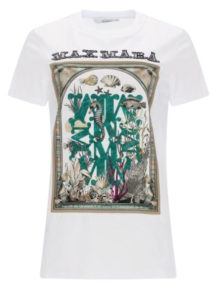 Max Mara T-SHIRT "SPADINO" CON STAMPA