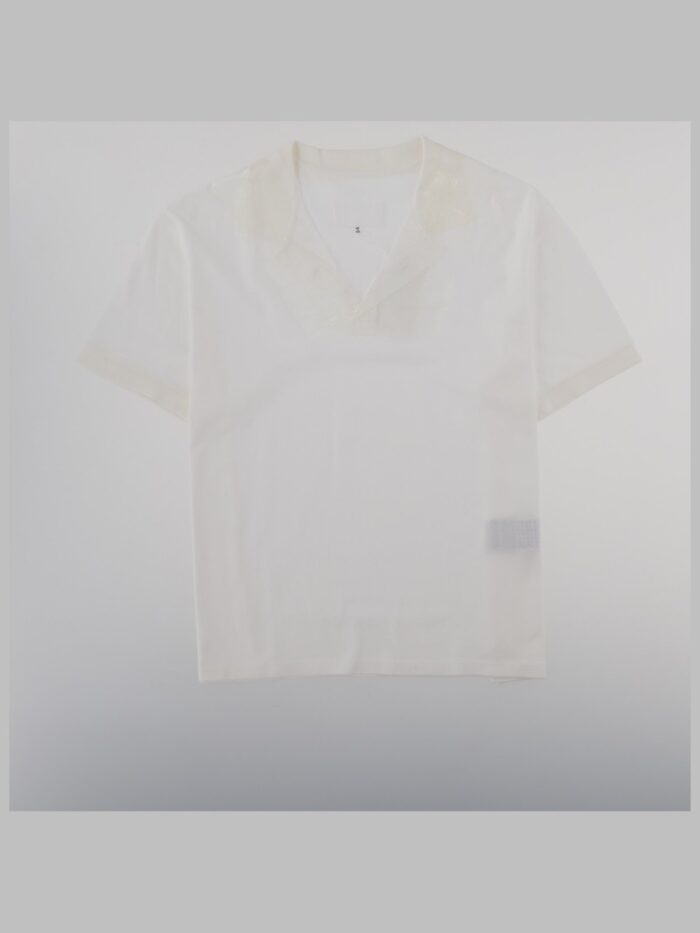 Maison Margiela T-SHIRT "TAPED" CON SCOLLO A V