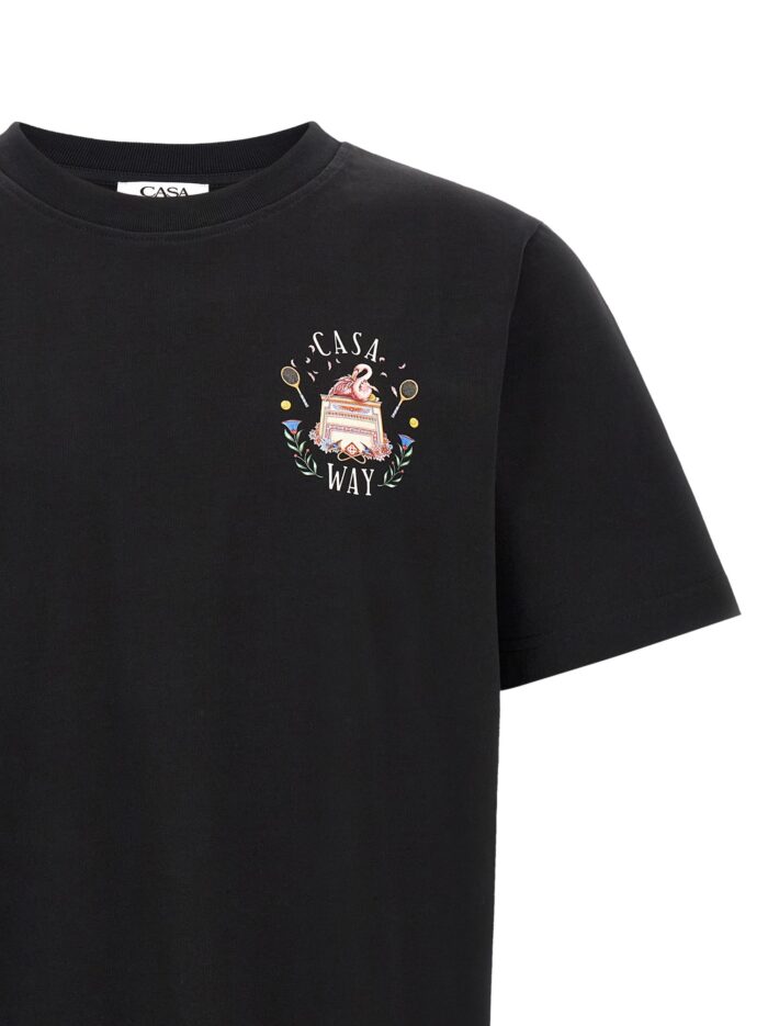 CASABLANCA T-shirt With 'Casa Way' Print
