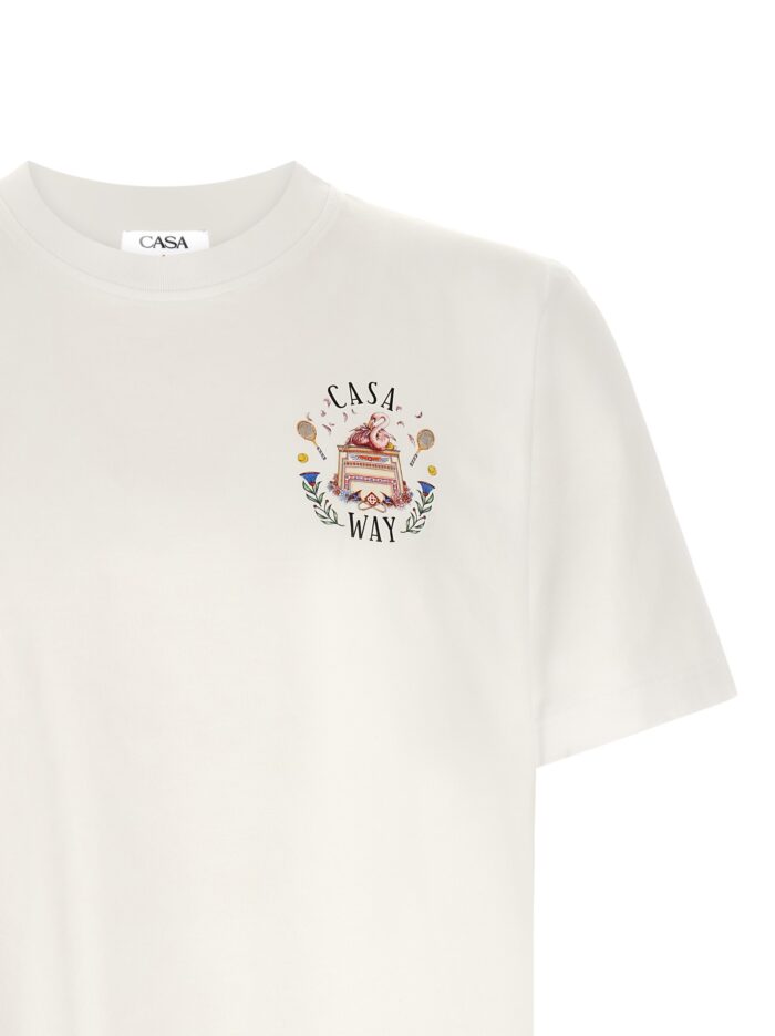 CASABLANCA T-shirt With 'Casa Way' Print