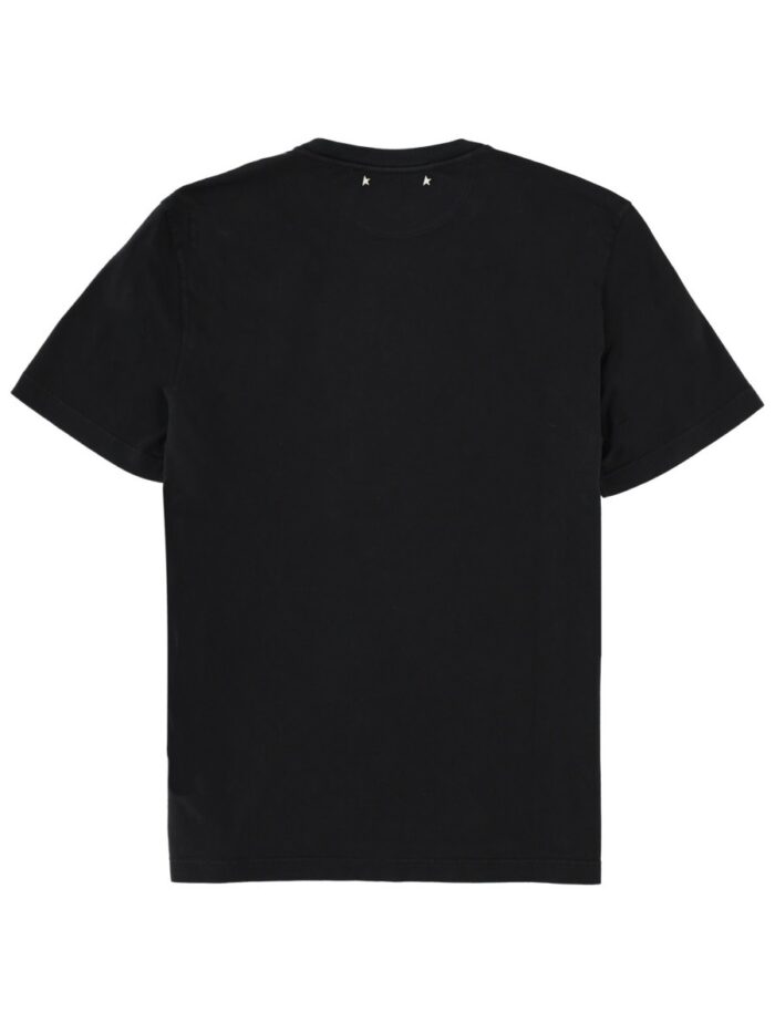 Golden Goose Deluxe Brand T-shirt With "flag" Print
