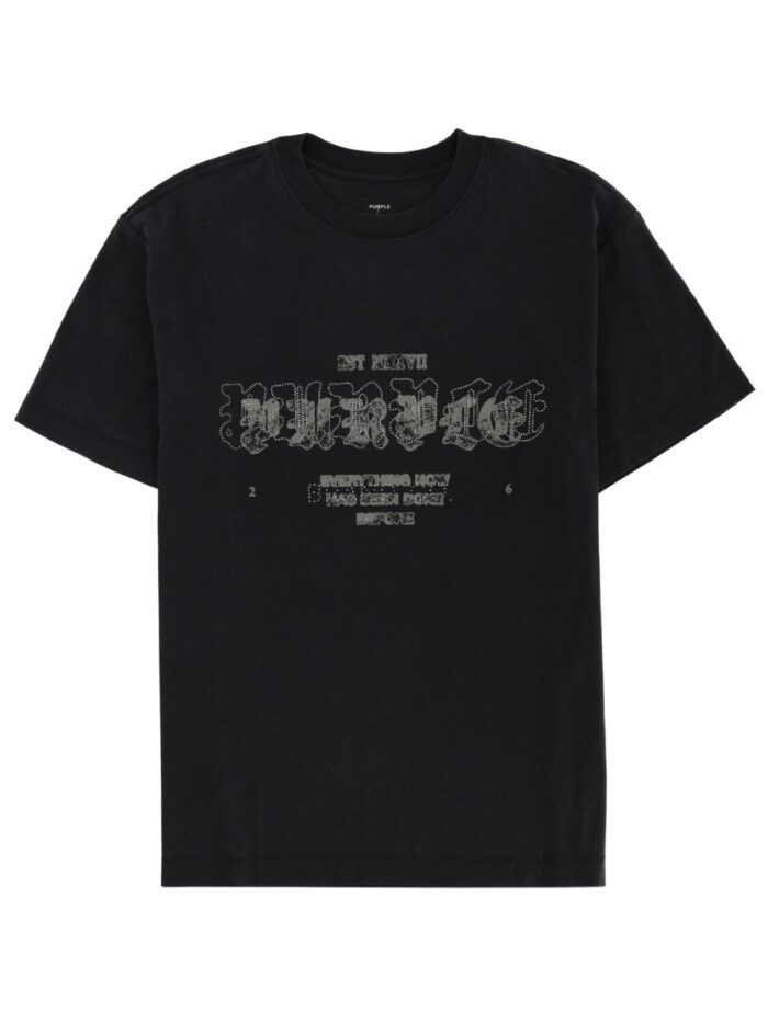 purple brand t shirt with logo Purple Brand T-shirt With Logo