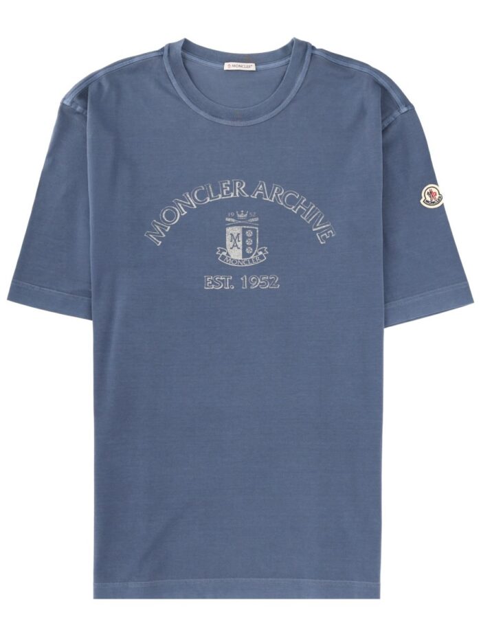 moncler t shirt with logo Moncler T-SHIRT WITH LOGO