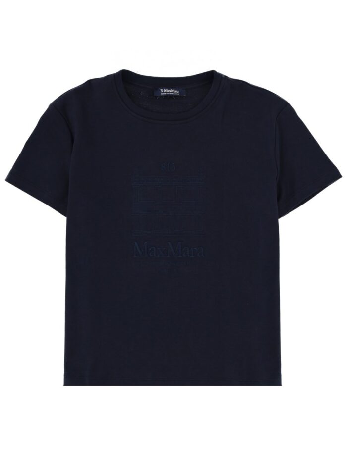 s max mara t shirt with logo S MAX MARA T-SHIRT WITH LOGO