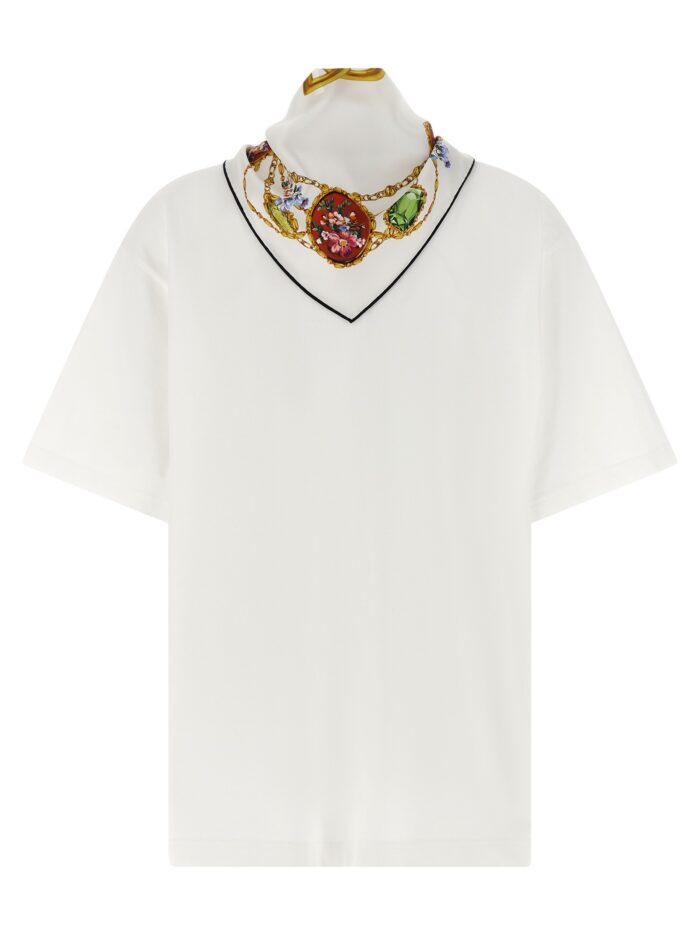 Dolce & Gabbana T-shirt With Scarf