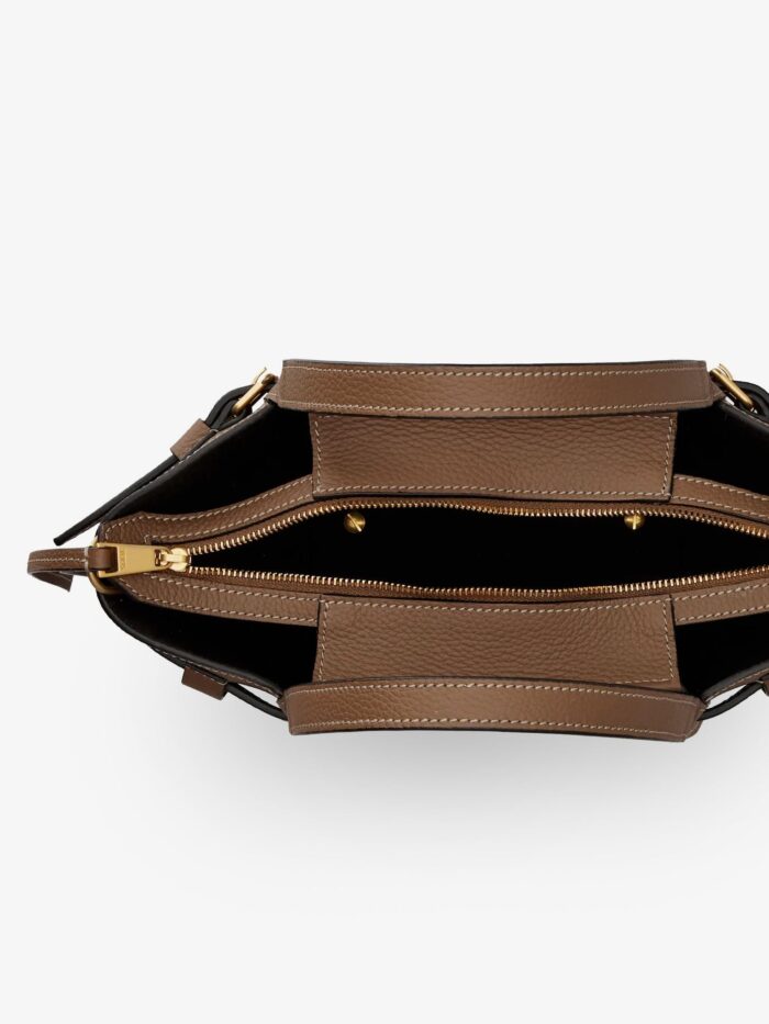 TOD'S T Signature Leather Shopping Bag