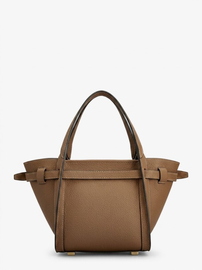 TOD'S T Signature Leather Shopping Bag