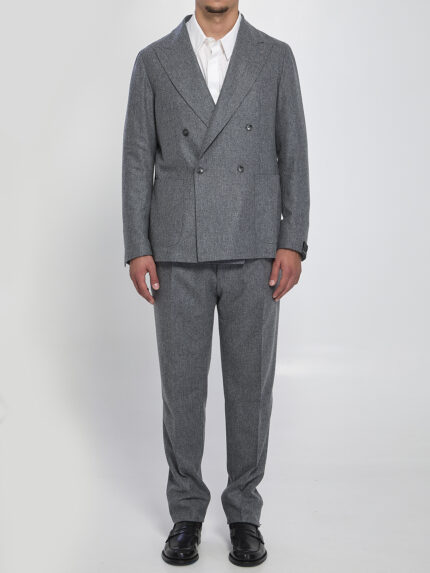 Tagliatore Double-breasted flannel suit