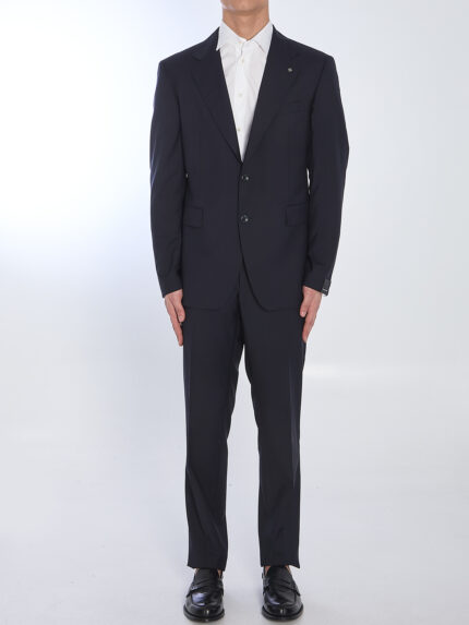 Tagliatore Double-breasted virgin wool suit in Super 110s