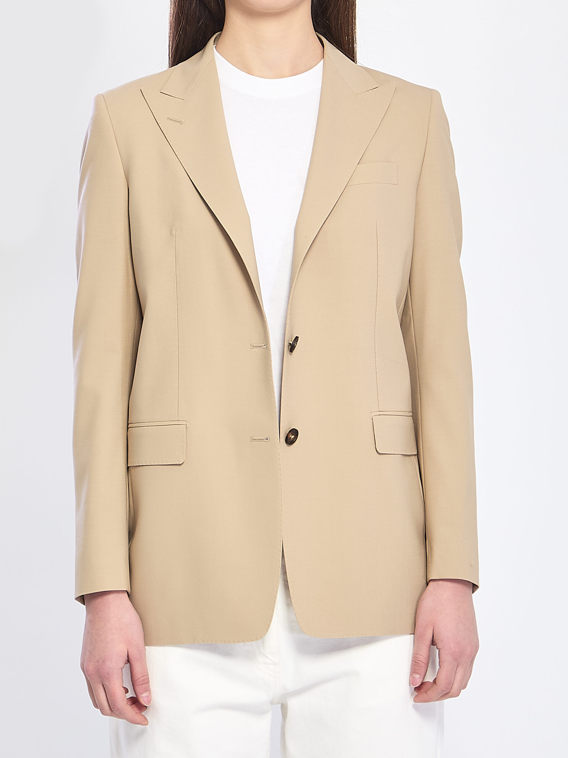 Tagliatore Single-breasted bi-stretch wool jacket